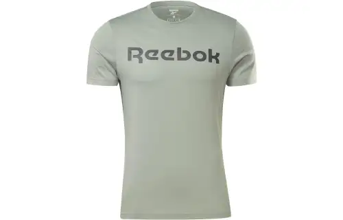 Reebok GS REEBOK LINEAR READ T Shirt Men's Green