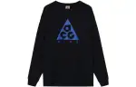 Nike T Shirts Men's Black Crew Neck Moderate Straight Fit