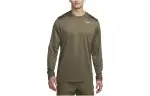 Nike Dri Fit Legend Long Sleeve Fitness Top T Shirt Men's Olive