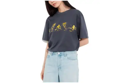 UNIQLO x Disney T Shirt Unisex Asphalt Gray