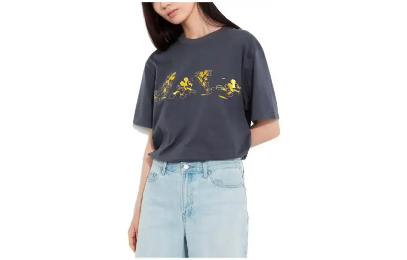 UNIQLO x Disney T Shirt Unisex Asphalt Gray