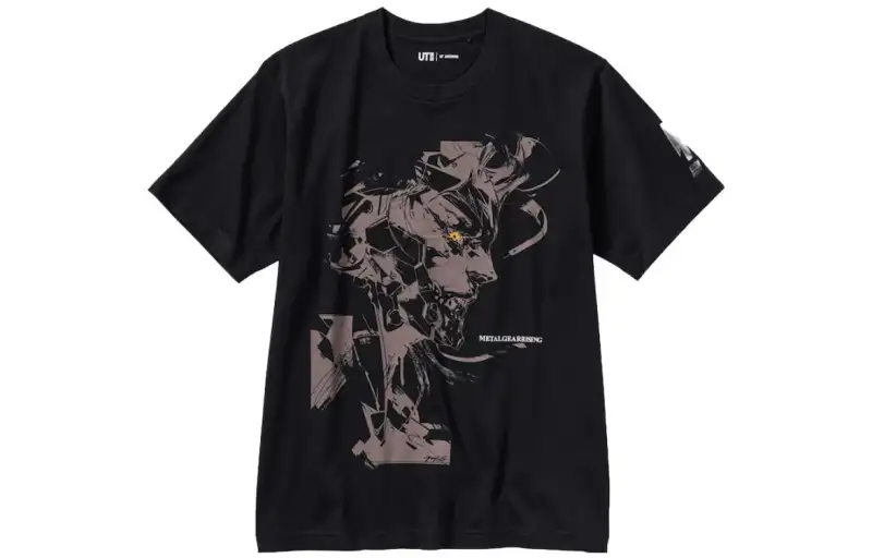 UNIQLO x Metal Gear UNIQLO X Metal Gear T Shirt Unisex Black
