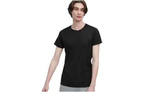 UNIQLO T Shirts Men's Crew Neck Moderate Other