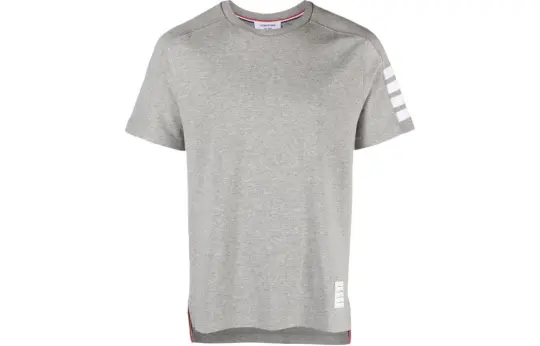 THOM BROWNE 4 Bar Stripe Crewneck T Shirt