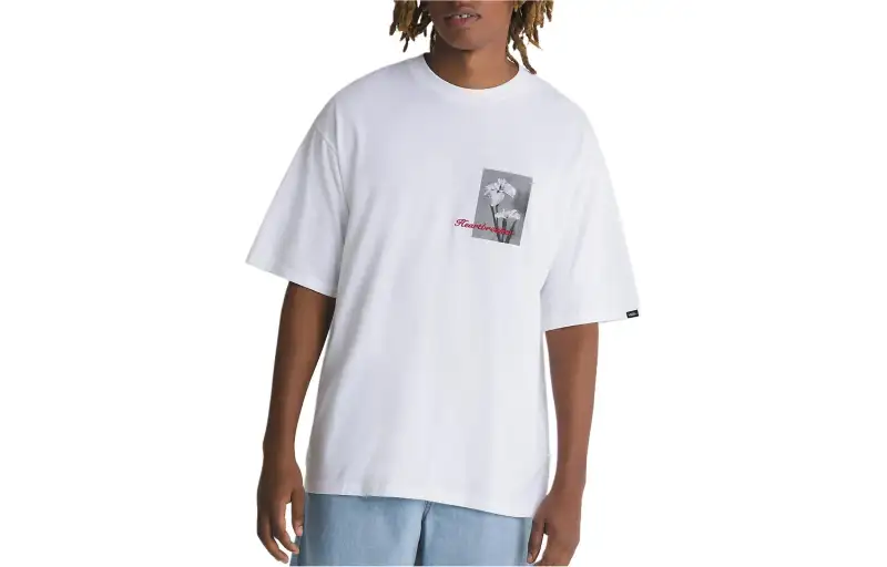 Vans Broken Orchid T Shirt T Shirt Men's White