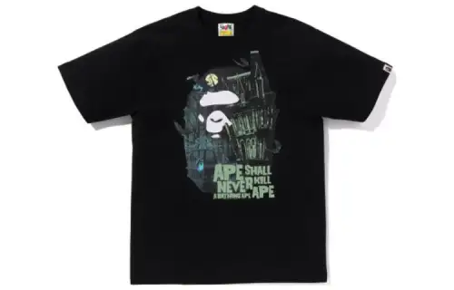 Bape Halloween Bape Mansion Ape Head Tee