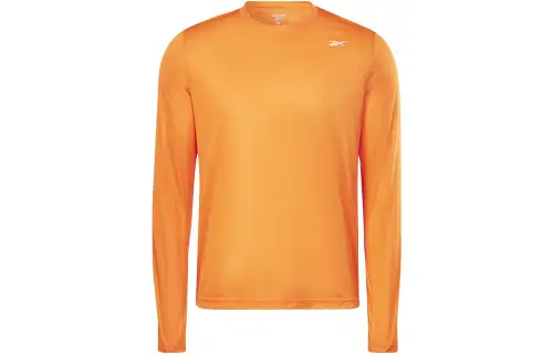 Reebok Training Long Sleeve Tech T Shirt Men's Orange