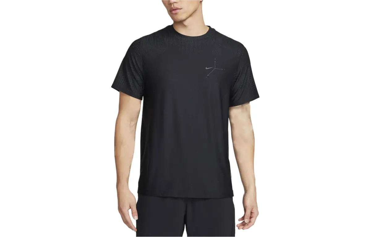 Nike Dri-Fit T-Shirts Men's Black Crew Neck Moderate