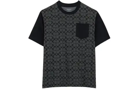 COACH SS24 T Shirt Men's Charcoal Gray