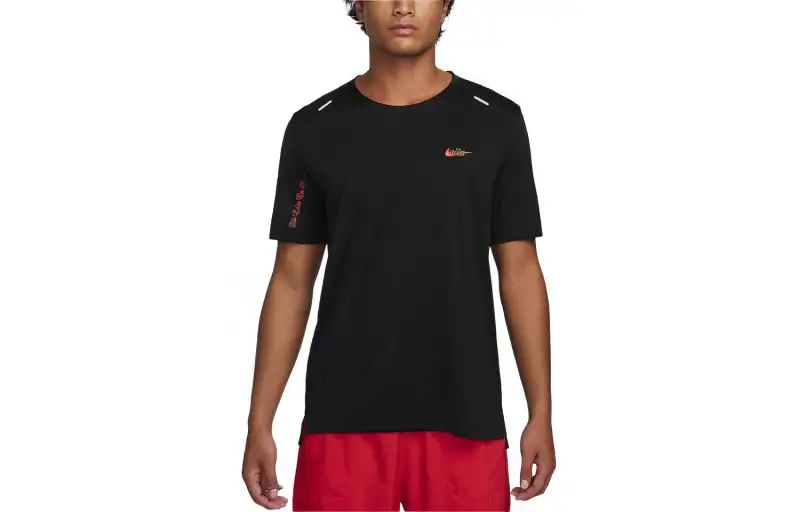 Nike Rise 365 T Shirt Men's Black