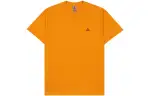 Nike T Shirts Men's Orange Crew Neck Moderate Straight Fit