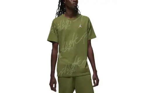 Jordan Flight Essentials T Shirt Men's Oil Green
