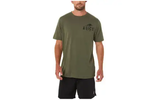 Asics FUJI 1977 T Shirt Unisex Olive