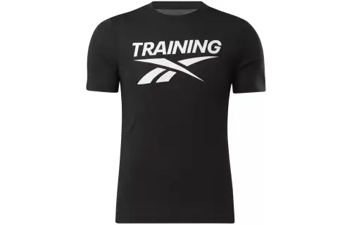 Reebok GS TRAINING VECTOR TEE T Shirt Men's Black