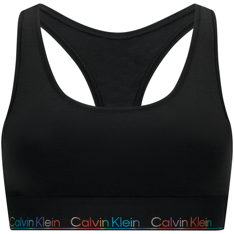 Женский спортивный топ CALVIN KLEIN (космический черный)