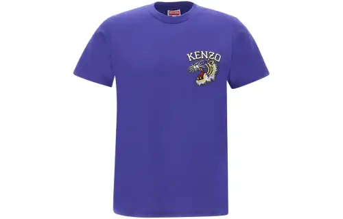 KENZO Tiger Embroidered Crewneck T-Shirt