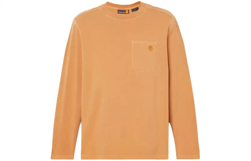 Timberland T Shirts Men's Wheat Crew Neck Moderate Straight Fit