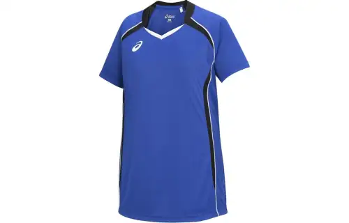 ASICS T Shirts Unisex Blue Moderate Straight Fit