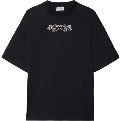 OFF-WHITE Tattoo Bandana Arrow-print T-shirt