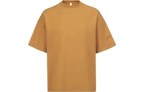 Reebok T Shirts Unisex Brown Crew Neck Moderate Straight Fit