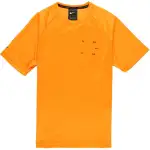 Nike T Shirts Men's Orange Crew Neck Moderate Straight Fit
