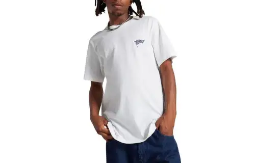 Converse RETRO CHUCK FLAG T Shirt Men's White