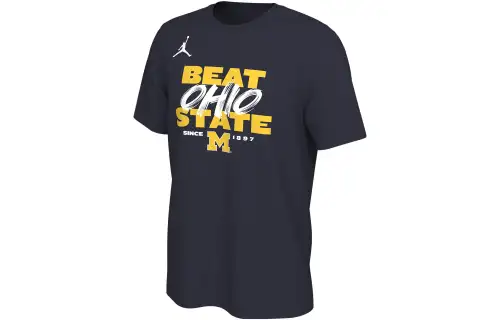 Jordan Michigan T Shirt Men's Marine Blue
