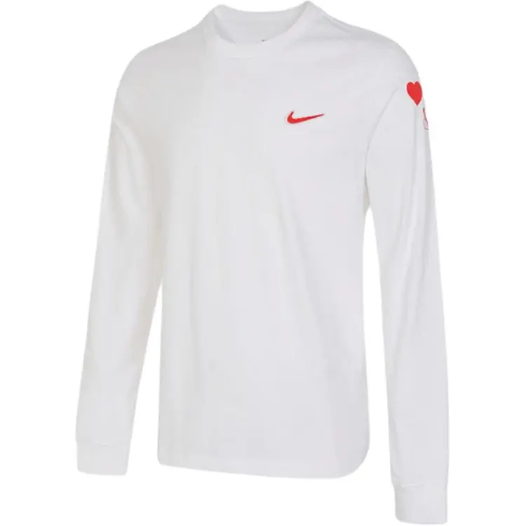 Nike Valentine's Day T-Shirts Men's White Crew Neck Moderate