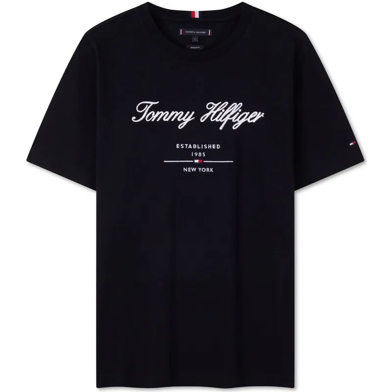 Tommy Hilfiger T Shirts Men's Crew Neck Moderate