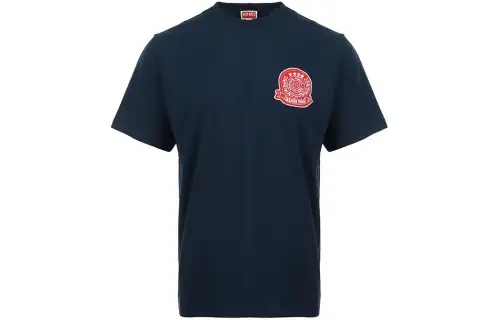 KENZO Logo Embroidered Crewneck T-Shirt