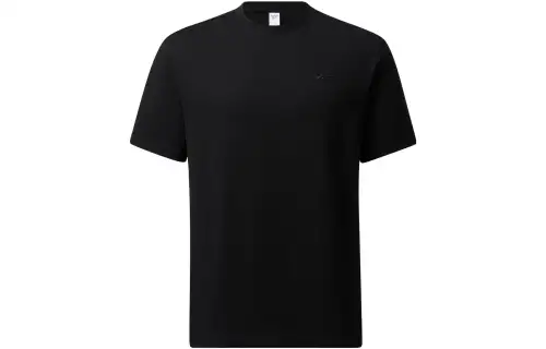 Reebok Drop Shoulder Sleeve T Shirt Men's Black