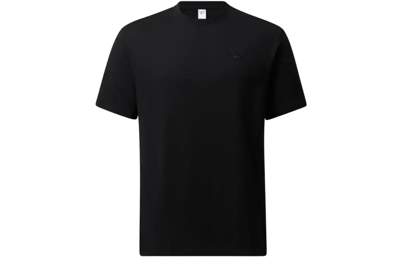 Reebok Drop Shoulder Sleeve T Shirt Men's Black