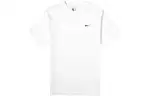 Nike T Shirts Men's White Crew Neck Moderate Straight Fit