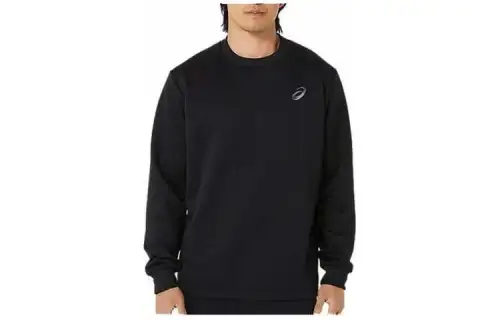 ASICS T Shirts Men's Black Crew Neck Moderate Other