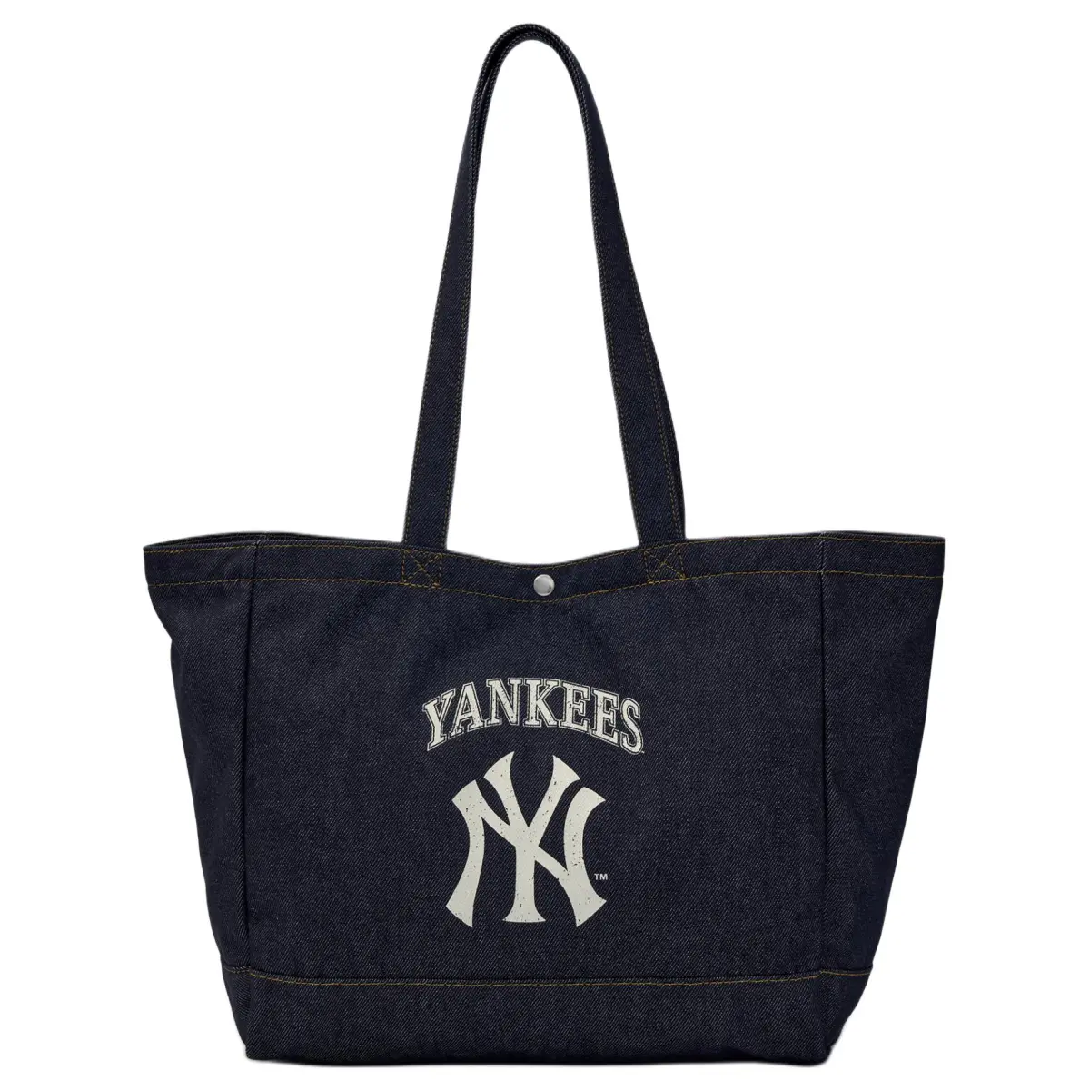MLB New York Yankees Cotton Shoulder Bag, Tote, Laptop Bag, Students Unisex Dark Blue