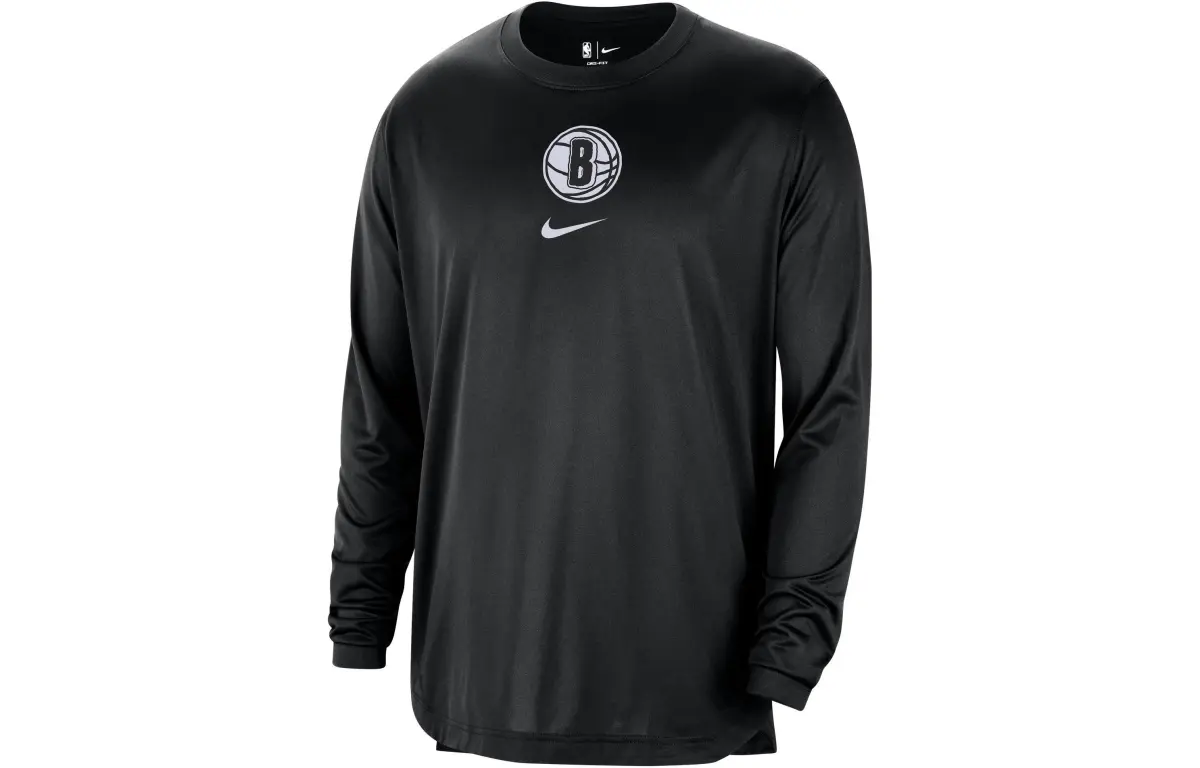 Nike T-Shirts Men's Black Crew Neck Moderate Straight Fit