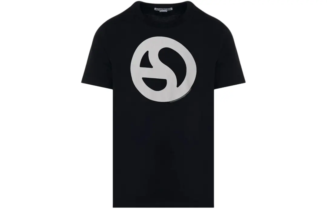 Acne Studios Logo Printed Crewneck T Shirt