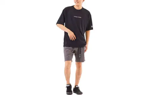 Converse T Shirts Men's Black Crew Neck Moderate Straight Fit
