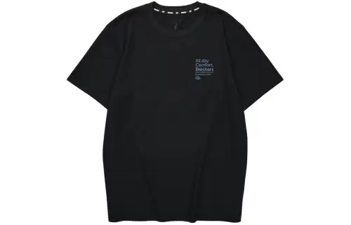 Skechers T Shirt Unisex Carbon Black