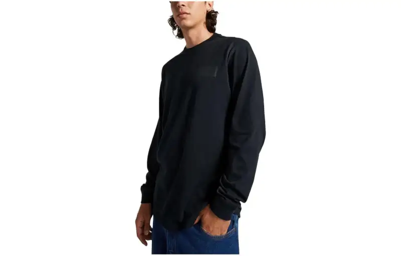 Converse Cons Long Sleeve T Shirt T Shirt Men's Black