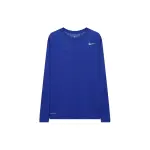Nike T Shirts Men's Blue Crew Neck Moderate Straight Fit