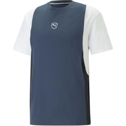 PUMA T Shirts Men's Multicolor Crew Neck Moderate Straight Fit