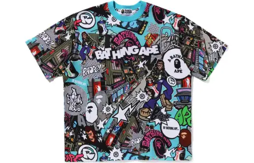 Bape Comic Art Relaxed Fit Tee