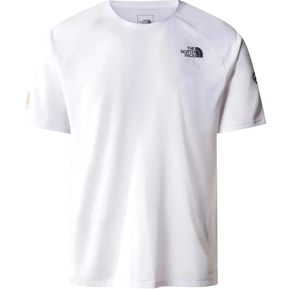 THE NORTH FACE SUMMIT T-Shirts Men's White Crew Neck Moderate Straight Fit