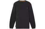 Timberland T Shirts Men's Black Crew Neck Moderate Straight Fit