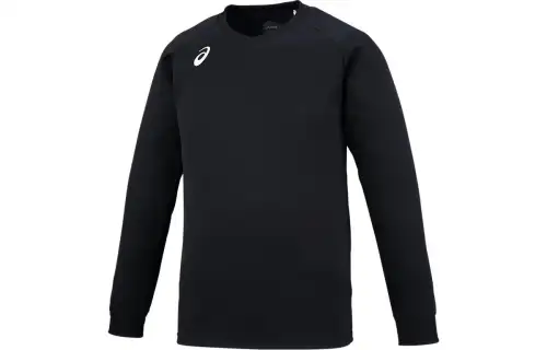 ASICS T Shirts Unisex Black V Neck Moderate