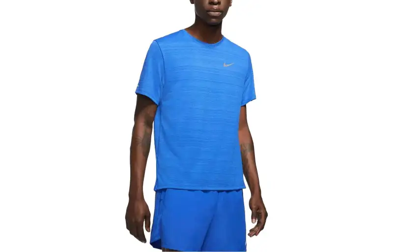 Nike Dri FIT Miler T Shirt Men's Blue