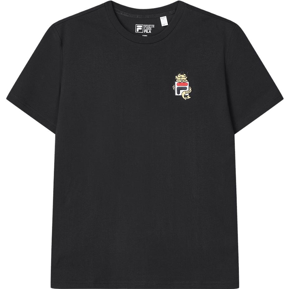 FILA Dragon Collection T Shirt Unisex Black