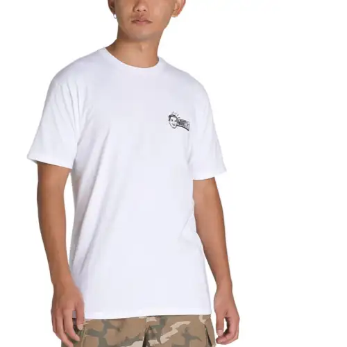 Vans T Shirts Men's White Crew Neck Moderate