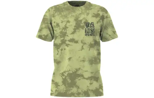 Vans T Shirts Unisex Green Crew Neck Moderate Straight Fit